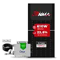 Gerador de Energia Solar Microinversor DEYE Sem Estrutura SGF 9,76KWP RONMA 610W BIFACIAL SUN 2.25KW 4MPPT MONO 220V COM CABO