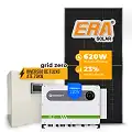 Gerador de Energia Solar Inversão de Fluxo Growatt Sem Estrutura SGF 133,92KWP ERA N-TYPE MONO 620W MAX XL2 75KW 8MPPT TRIF 220V