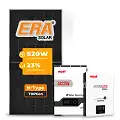 Gerador de Energia Solar Off Grid Interativo Must Sem Estrutura SGF 4,96KWP ERA 620W PV29 HP 5KW AC220V DC48V BAT. LITIO 5.12KWH 100A