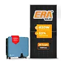 Gerador de Energia Solar On Grid Solplanet Telhado Fibro Parafuso Madeira SGF 57,04KWP ERA N-TYPE MONO 620W ASW 50KW 5MPPT TRIF 380V