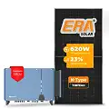 Gerador de Energia Solar On Grid Solplanet Telhado Metálico Mini Trilho SGF 81,84KWP ERA N-TYPE MONO 620W ASW 75KW 8MPPT TRIF 380V