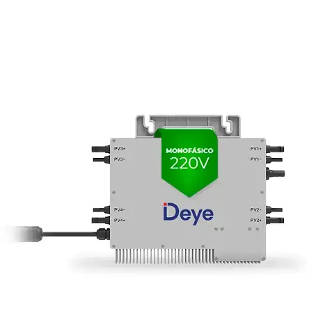Foto 1 - Gerador de Energia Solar Microinversor DEYE Sem Estrutura SGF 2,48KWP ERA N-TYPE MONO 620W SUN 2.25KW 4MPPT MONO 220V