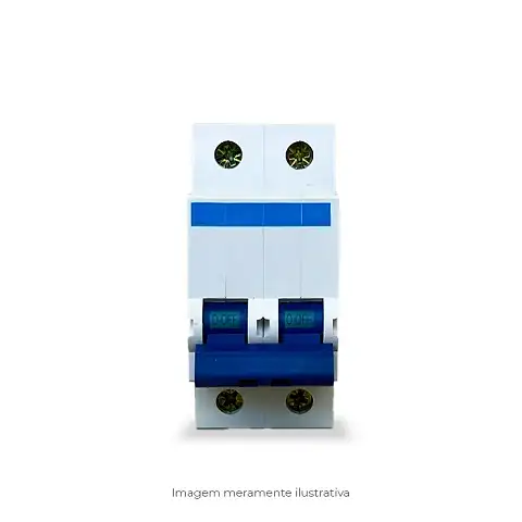 Energia Disjuntor DISJUNTOR SCHNEIDER BIPOLAR 80A, CURVA C,5KA (220/127),3KA (380/220), TRILHO DIN